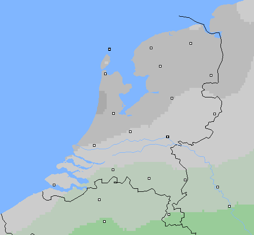 Bewolking Nederland