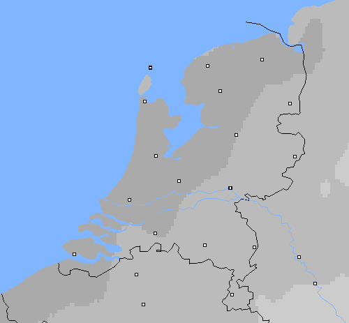 Bewolking Nederland