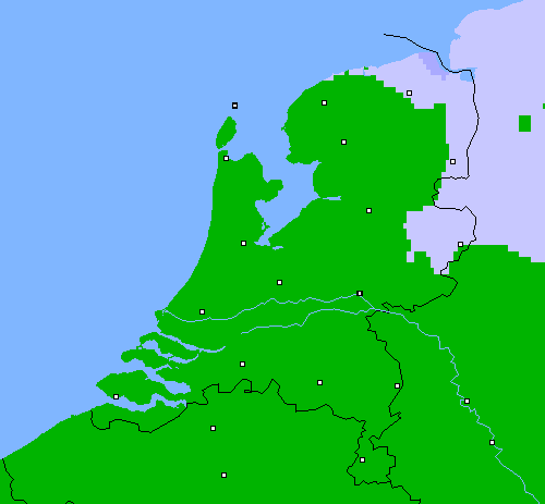 Neerslag (24 uur) Nederland