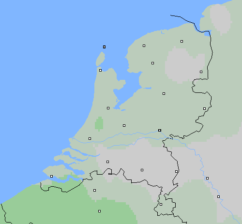 Bewolking Nederland