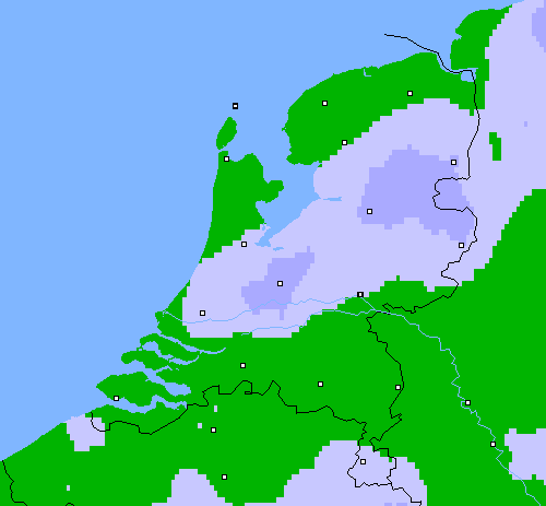 Neerslag (24 uur) Nederland