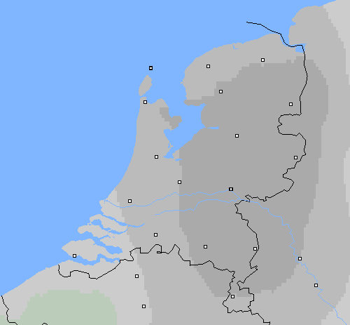 Bewolking Nederland