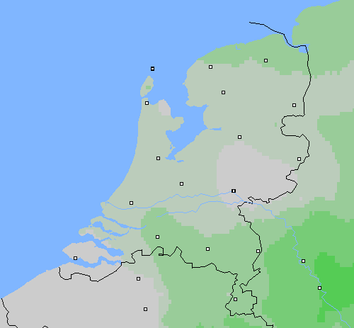 Bewolking Nederland