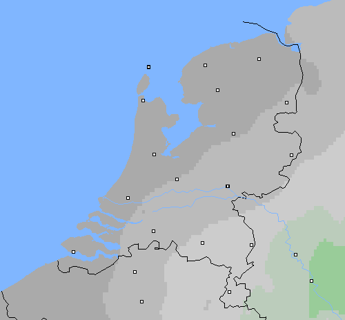 Bewolking Nederland