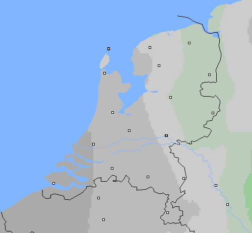 Bewolking Nederland