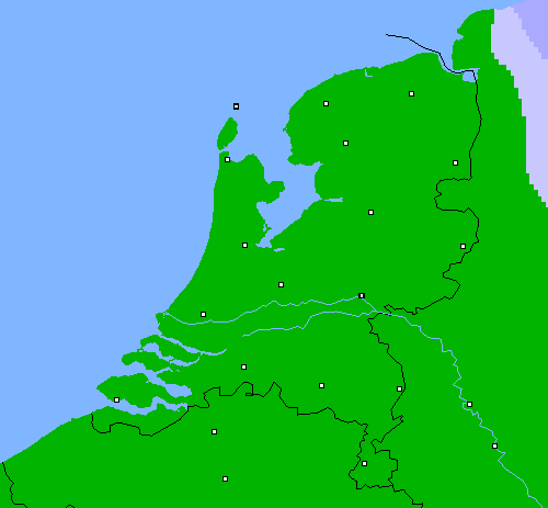 Neerslag (24 uur) Nederland