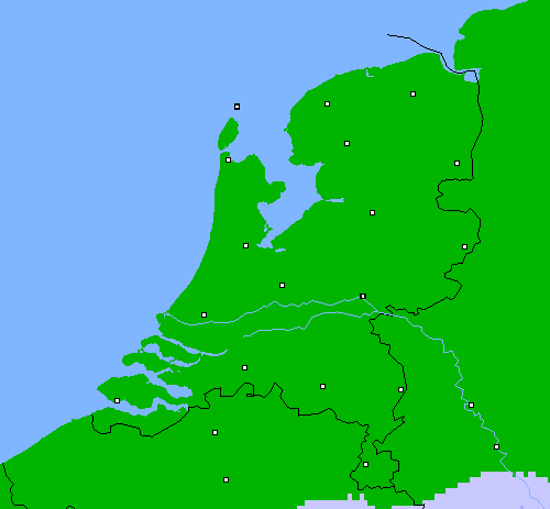 Neerslag (24 uur) Nederland