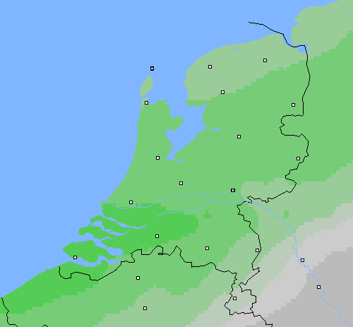 Bewolking Nederland